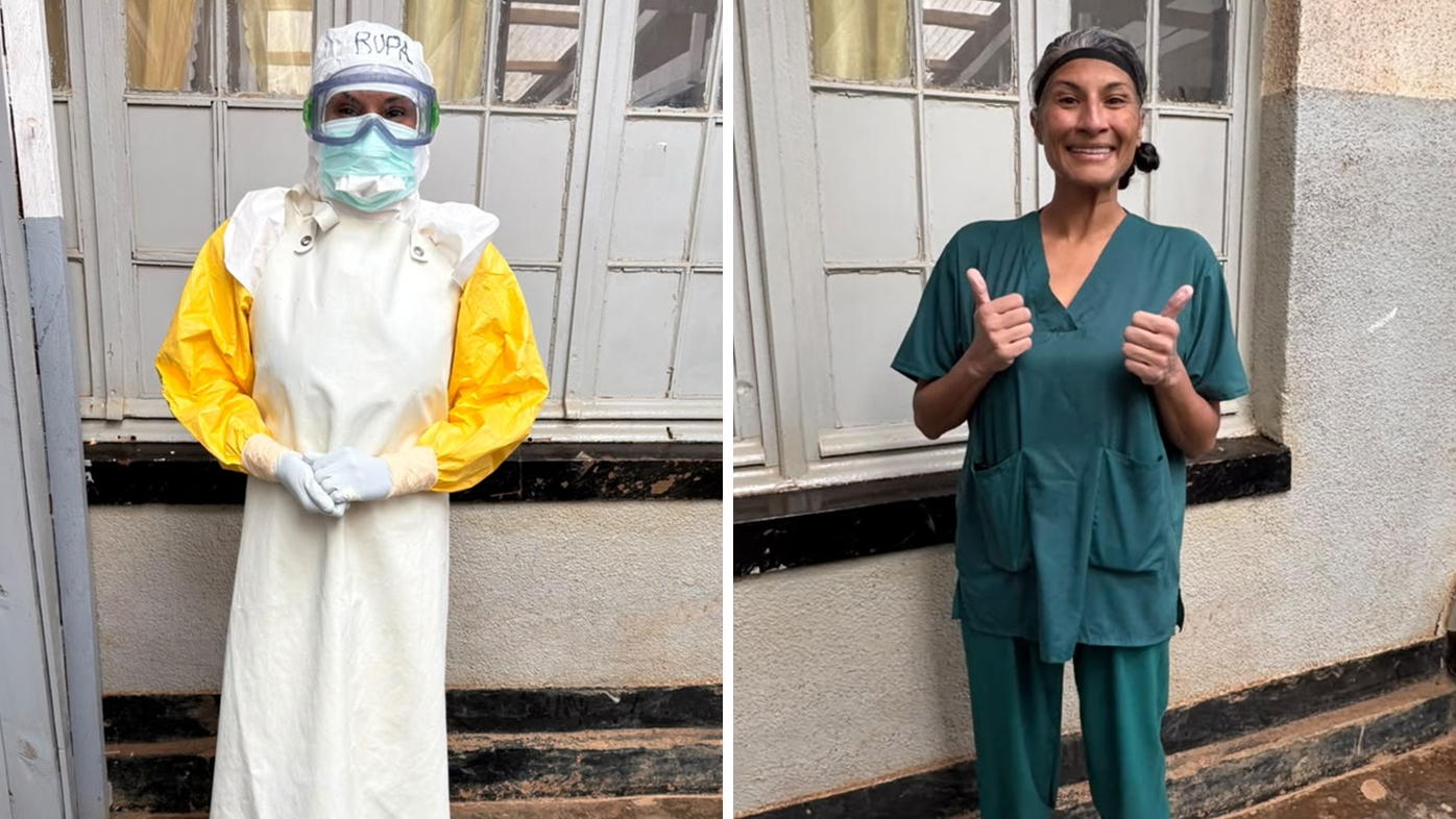 Dr. Rupa Narra shares a before and after photo from Thursday